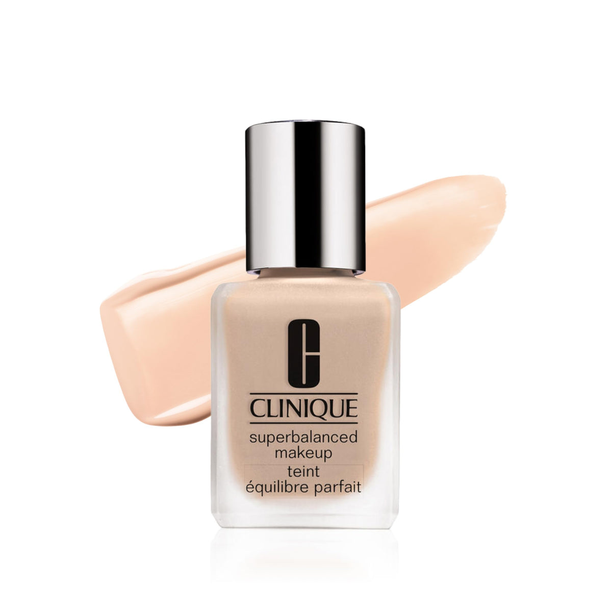 Clinique front packaging showing bottle and shade for easy selection and trust