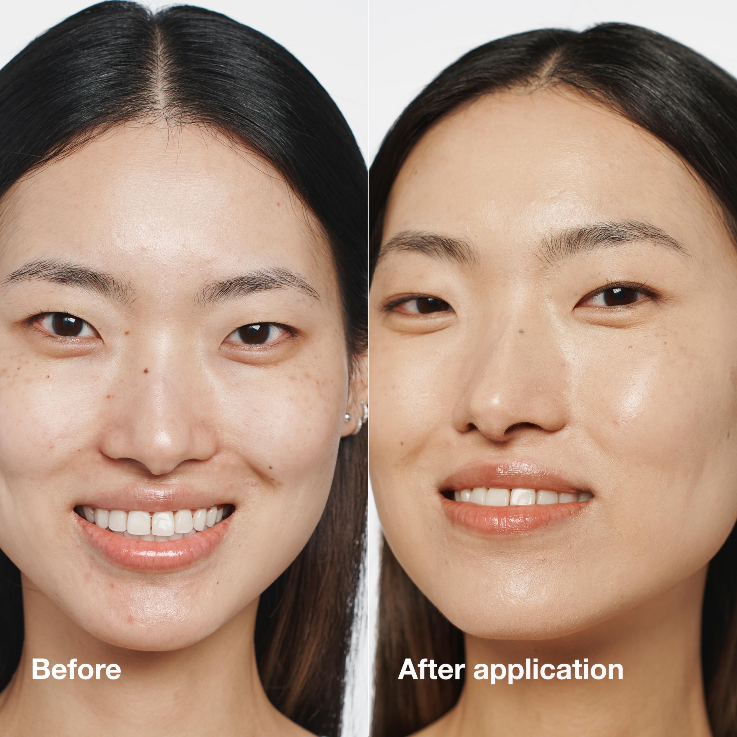 Clinique close-up of creamy foundation texture highlighting smooth, non-caking finish