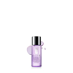 Clinique bottle front view showing label and easy-pour cap benefit