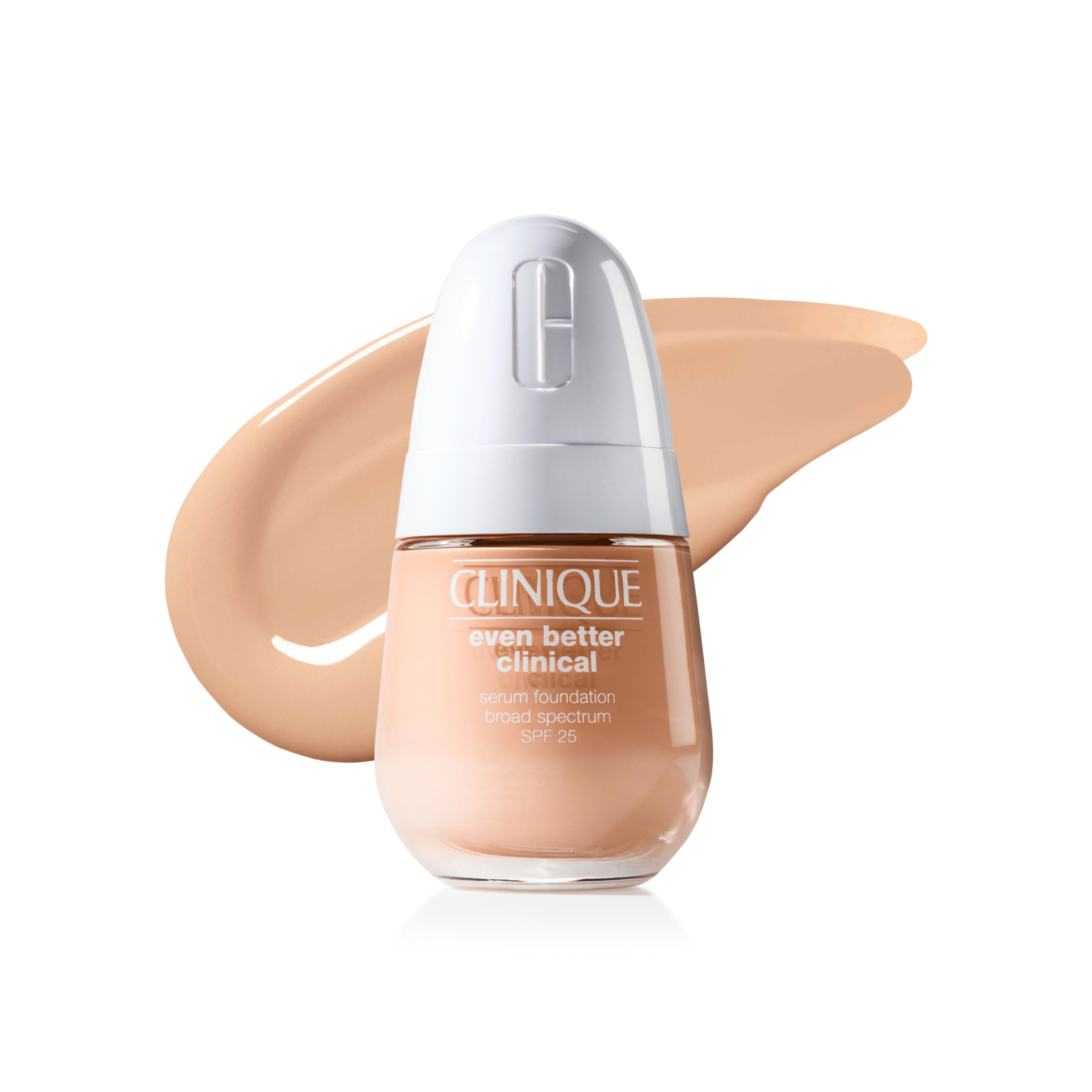 clinique front bottle showing SPF 25 protection and full coverage
