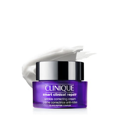 Clinique front jar showing 1.7 fl oz and clear label, benefits visible hydration