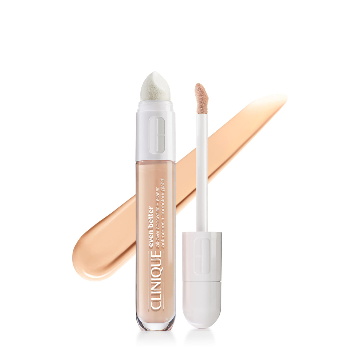 Clinique front packaging showing product name and shade benefits