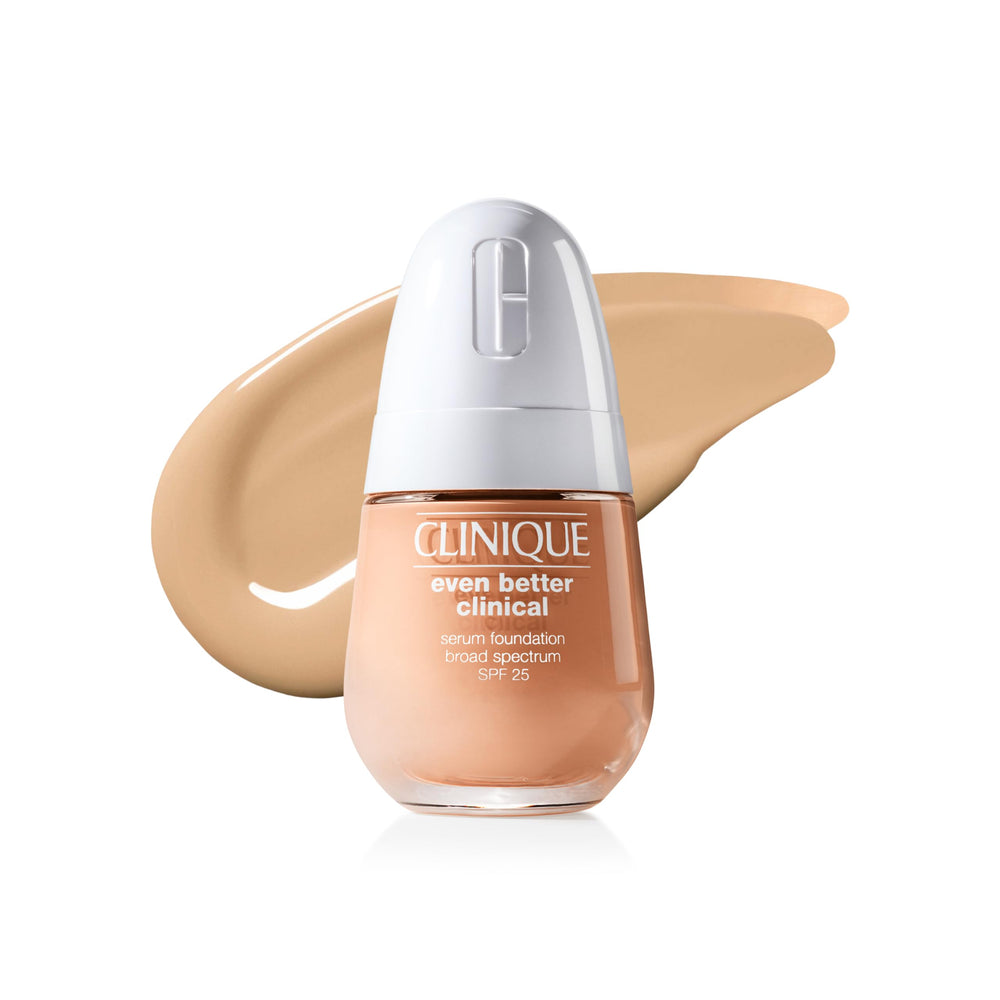 Clinique front packaging showing bottle and label for easy identification and trust