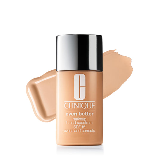 Clinique front packaging showing bottle and label for easy identification and confidence