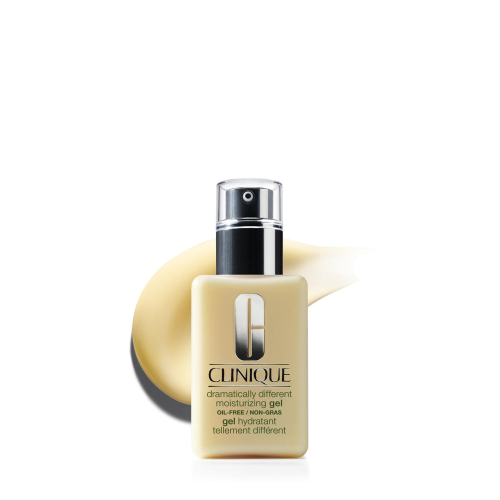Clinique front packaging showing the moisturizing gel and brand clarity