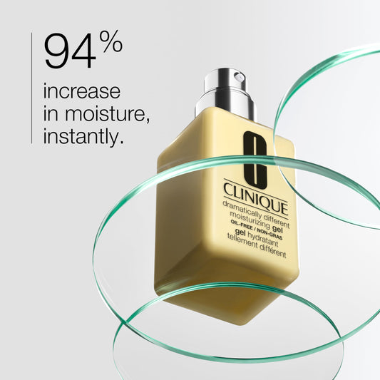 Clinique pump close-up highlighting hygienic dispensing and easy control
