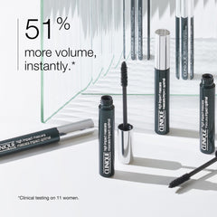 Clinique brush fibers detailed view illustrating combing and even coating