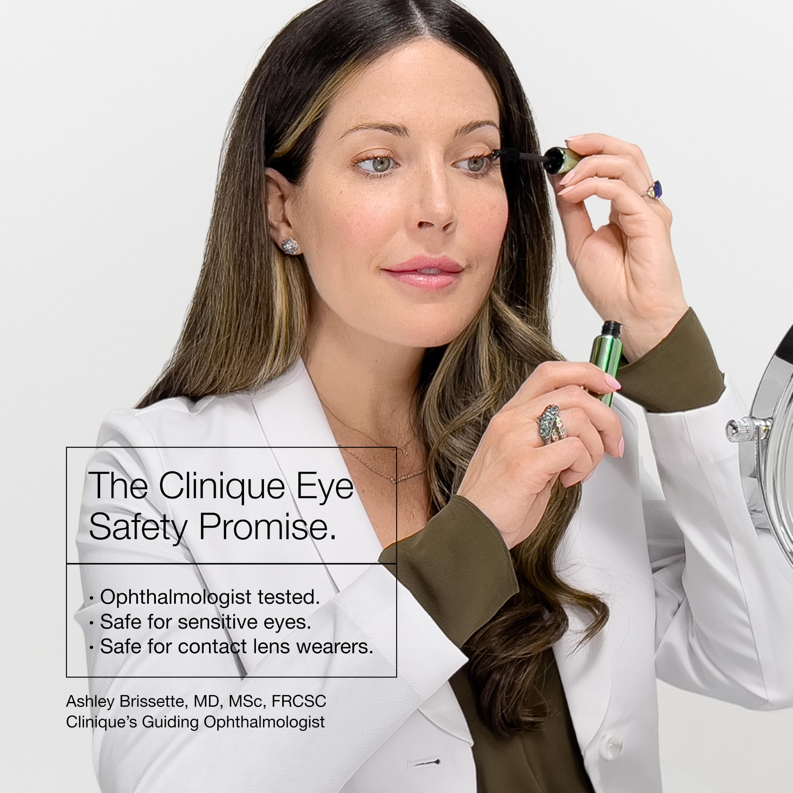 Clinique product packaging side view highlighting branding and label