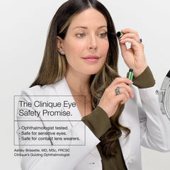 Clinique product packaging side view highlighting branding and label
