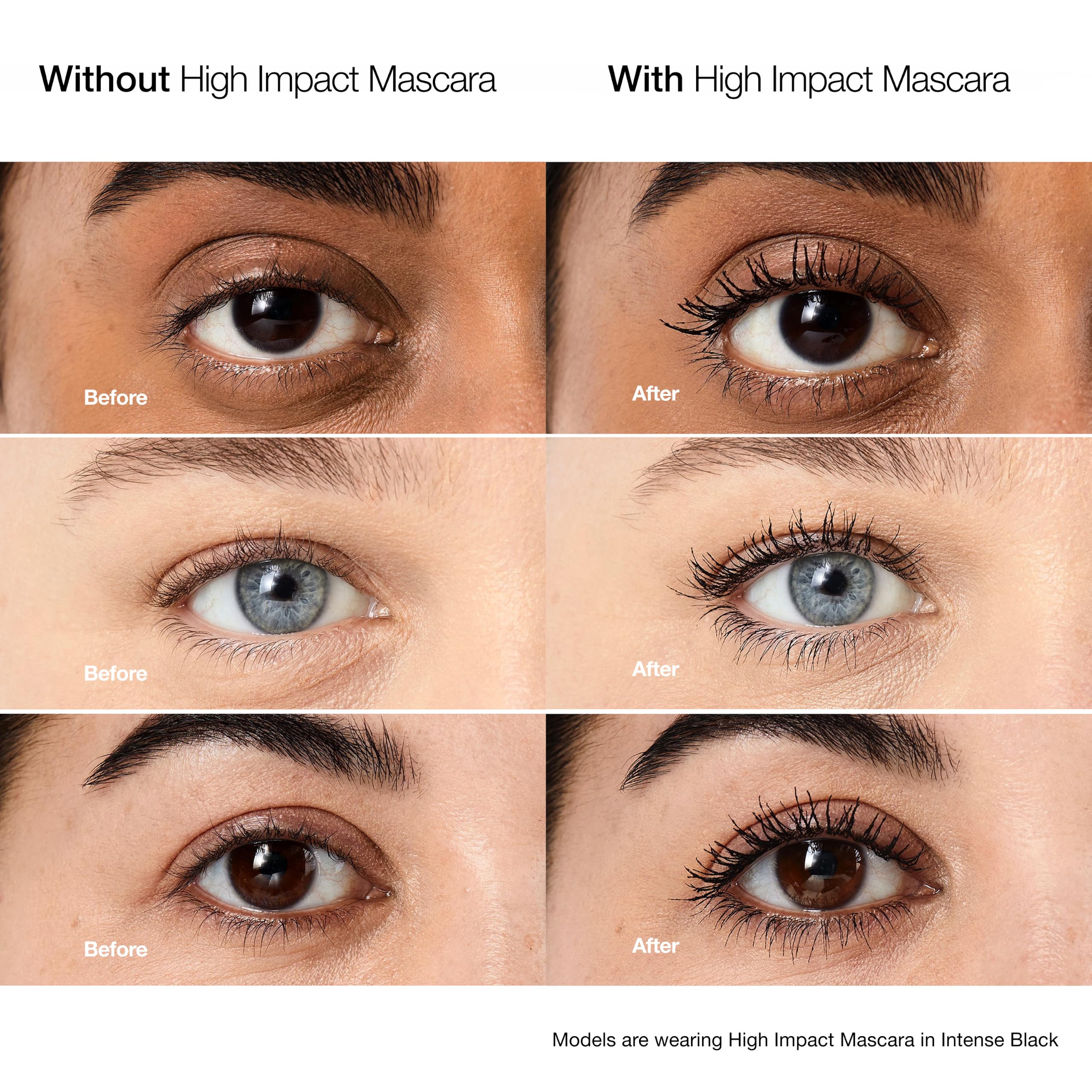 Clinique wand close-up displaying soft fiber brush for precise separation