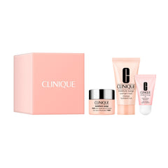 Clinique front packaging showing trio set and gifting appeal