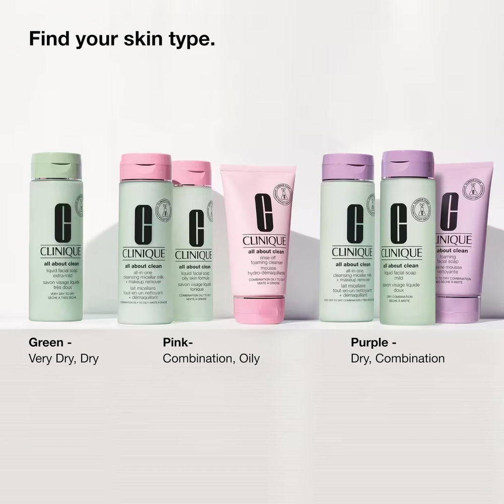 Clinique ingredient icons highlighting hyaluronic acid and glycerin hydration