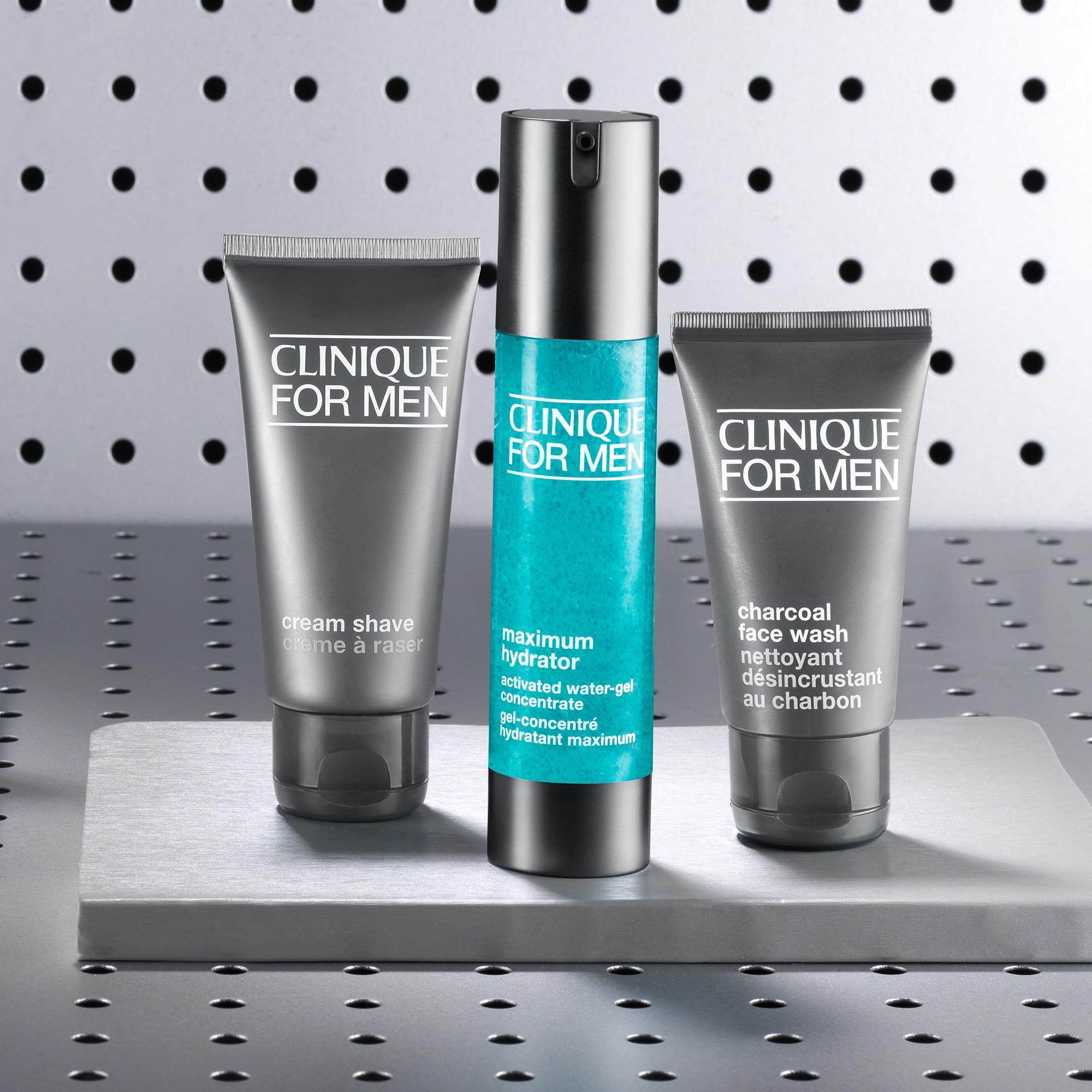 Clinique jar beside ruler showing 1.6 fl oz size for travel-friendly hydration