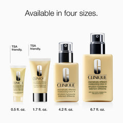 Clinique ingredient label close-up showing dermatologist-developed formulation transparency