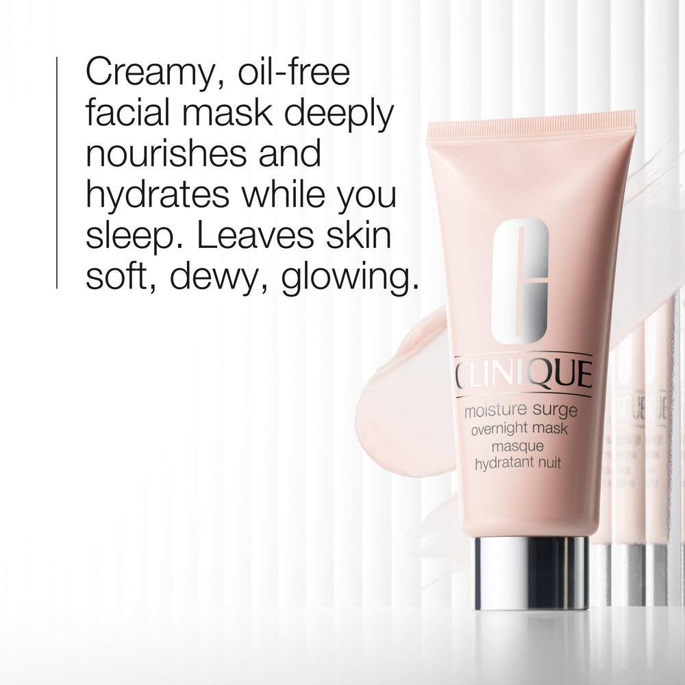 Clinique Moisture Surge Lip Treatment tube detail for smooth, prepped lips