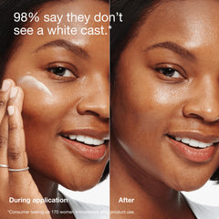 Clinique lotion texture close-up demonstrating lightweight hydration