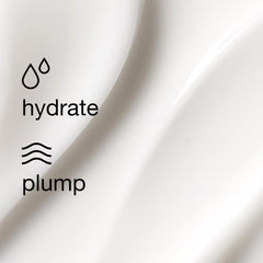 Clinique applying cream-gel to cheek showing immediate plumping benefit