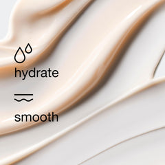 Clinique lotion applied on arm showing immediate smoothness and comfortable feel benefit