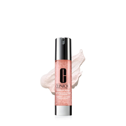 Clinique front packaging showing bottle and label, highlights brand trust and clarity