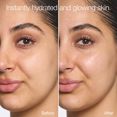 Clinique Moisture Surge Intense being smoothed onto hand to show fast absorption benefit