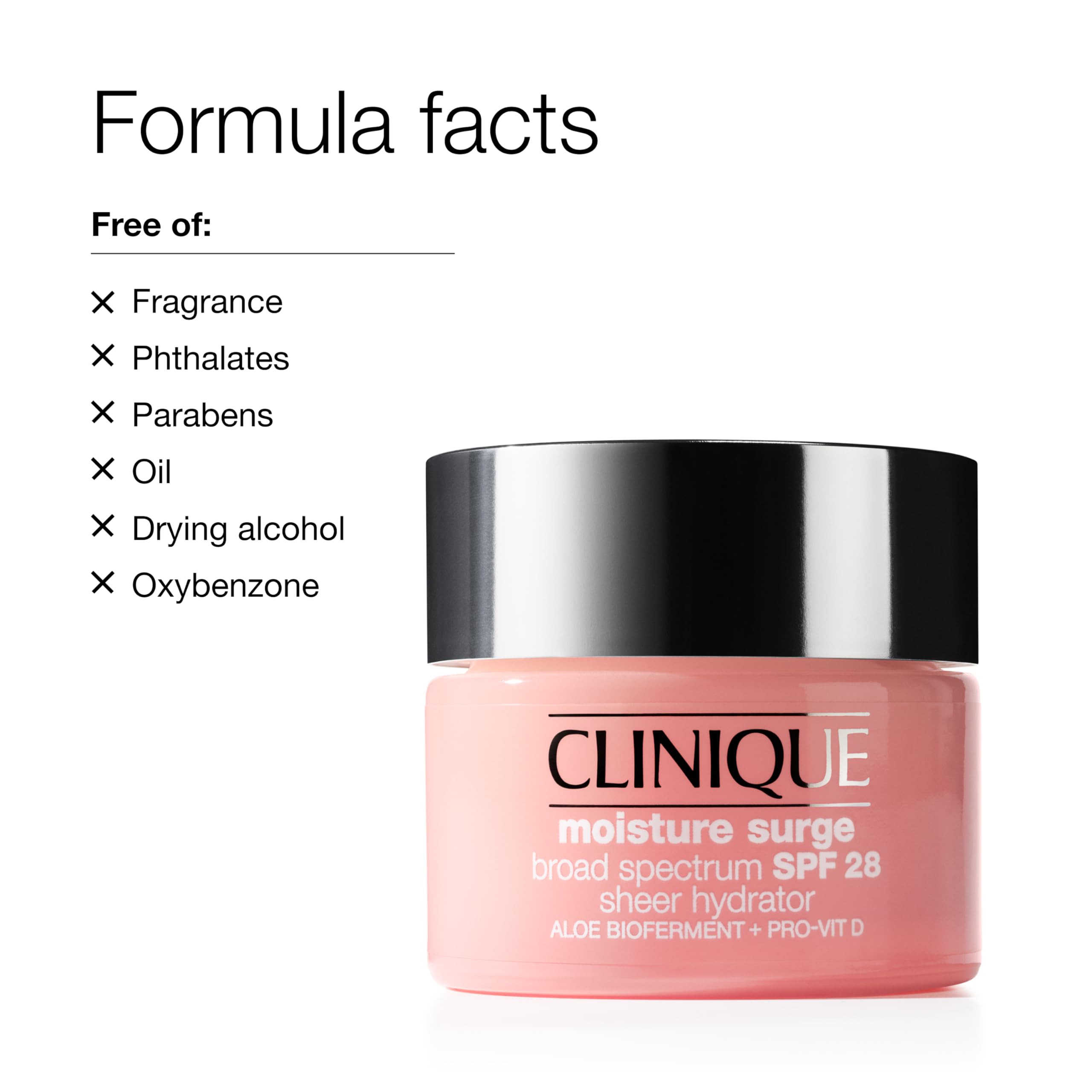 Clinique size and scale next to fingertip to show 1.7 fl oz travel-friendly benefit