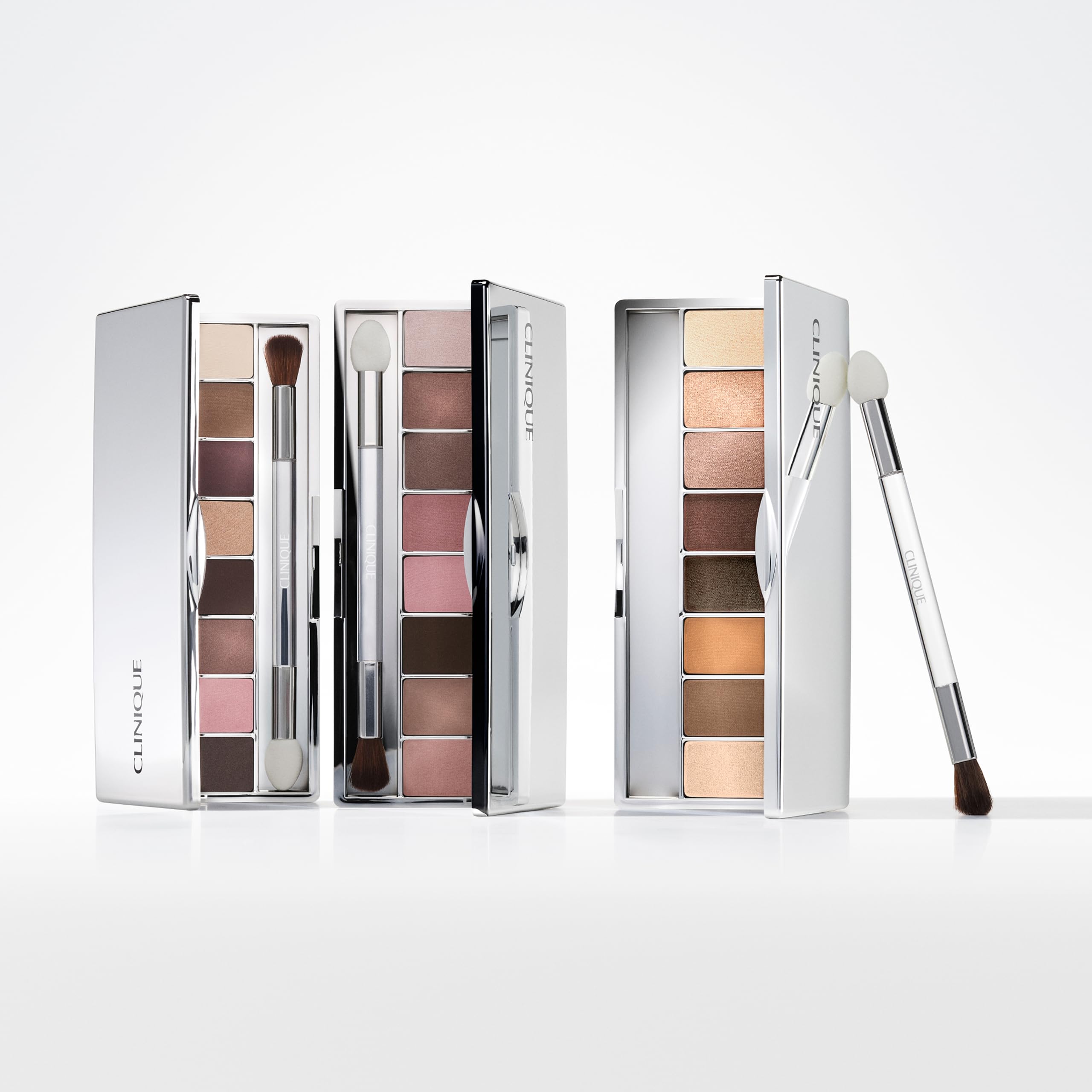Clinique model wearing Nude Honey daytime eye look illustrating natural enhancement