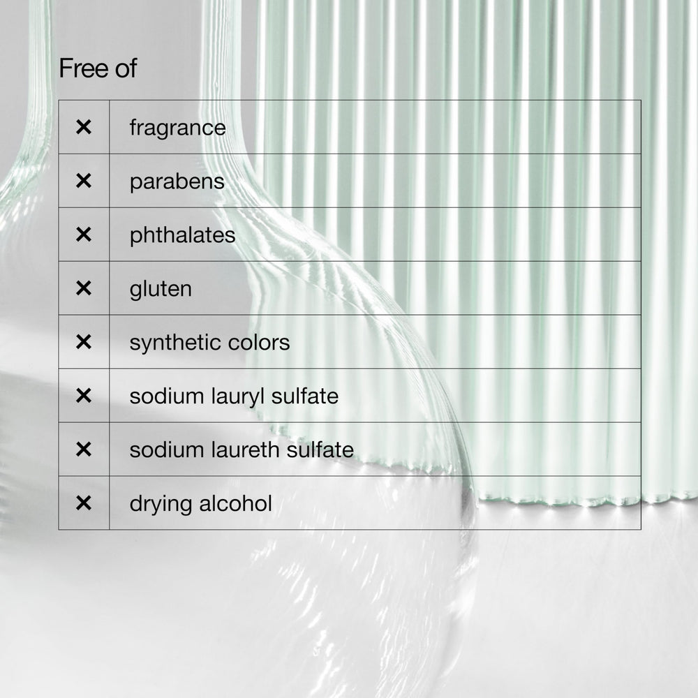 Clinique label close-up highlighting oil-free, fragrance-free benefit