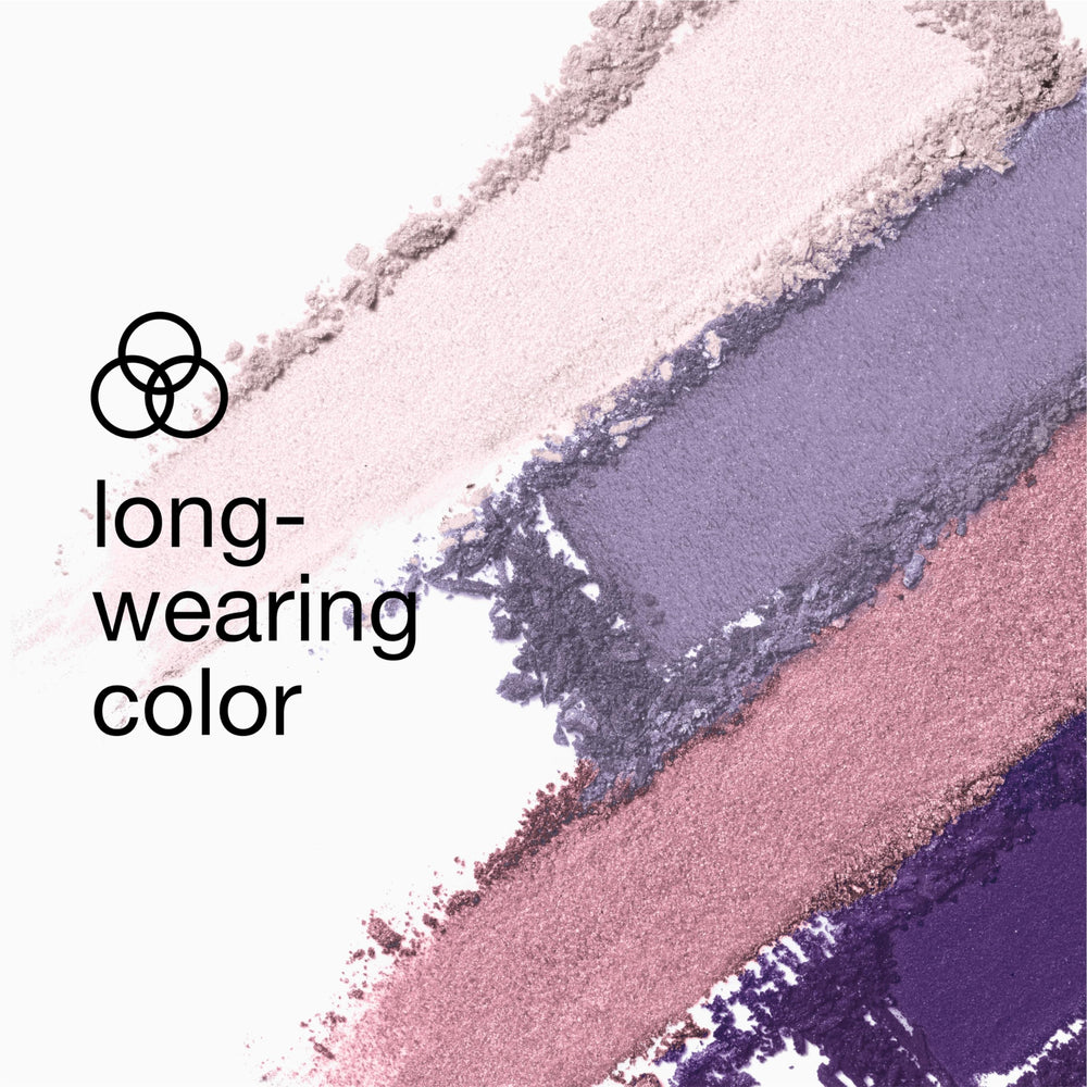 Clinique applying shadow with brush demonstrating buildable color benefit
