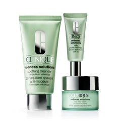 Clinique regimen front packaging showing all three products and benefits