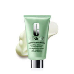 Clinique front bottle showing product name and gentle cleanser benefit