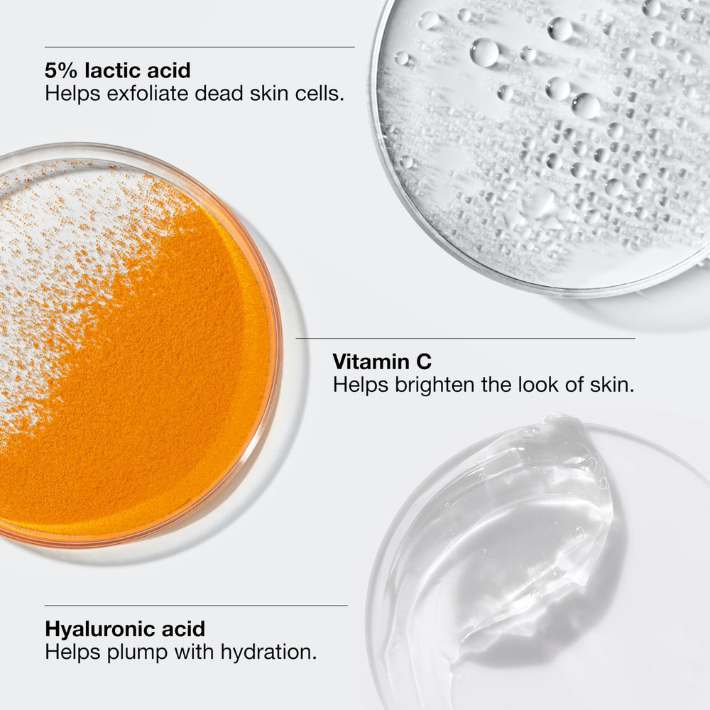 Clinique serum droplet on skin demonstrating fast-absorbing texture and smooth finish