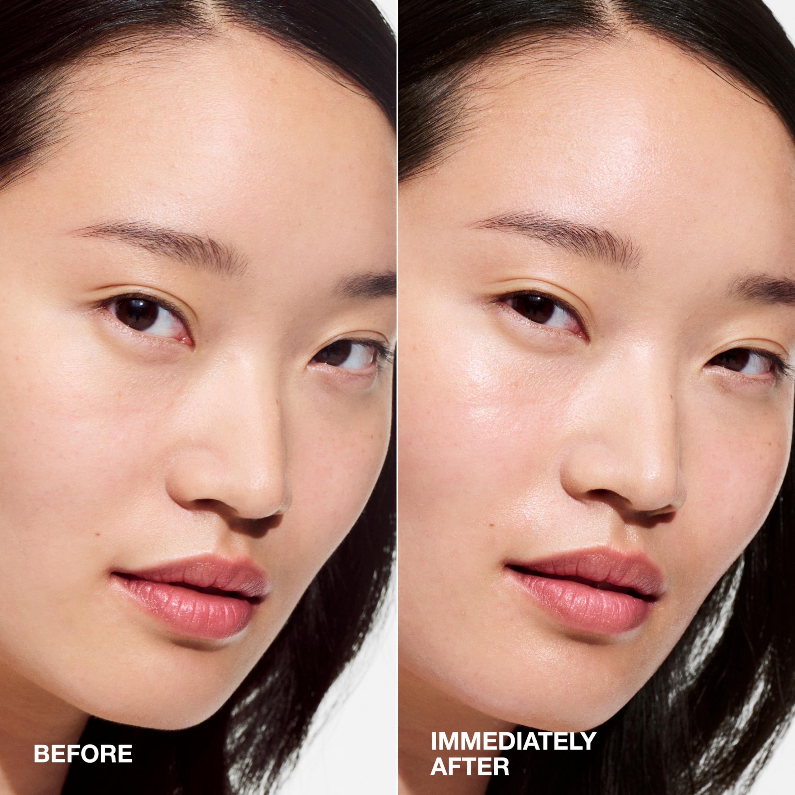 Clinique serum on hand being applied to show lightweight feel