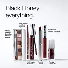 Clinique eye makeup applied demonstrating buildable, crease-resistant color