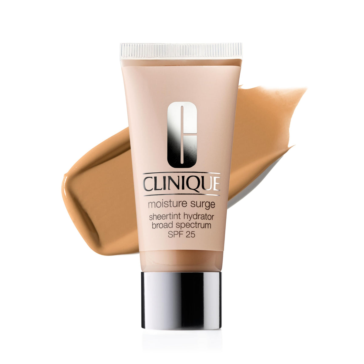 Clinique front packaging showing product and shade, highlights easy daily use