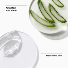 Clinique swatches on skin demonstrating sheer coverage benefits