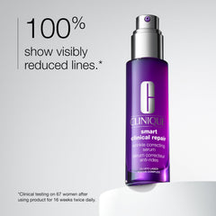 Clinique serum pump and cap detail highlighting hygienic dispensing and precise dosing