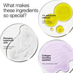 Close-up of Clinique Smart Serum texture drop showcasing lightweight hydrating consistency