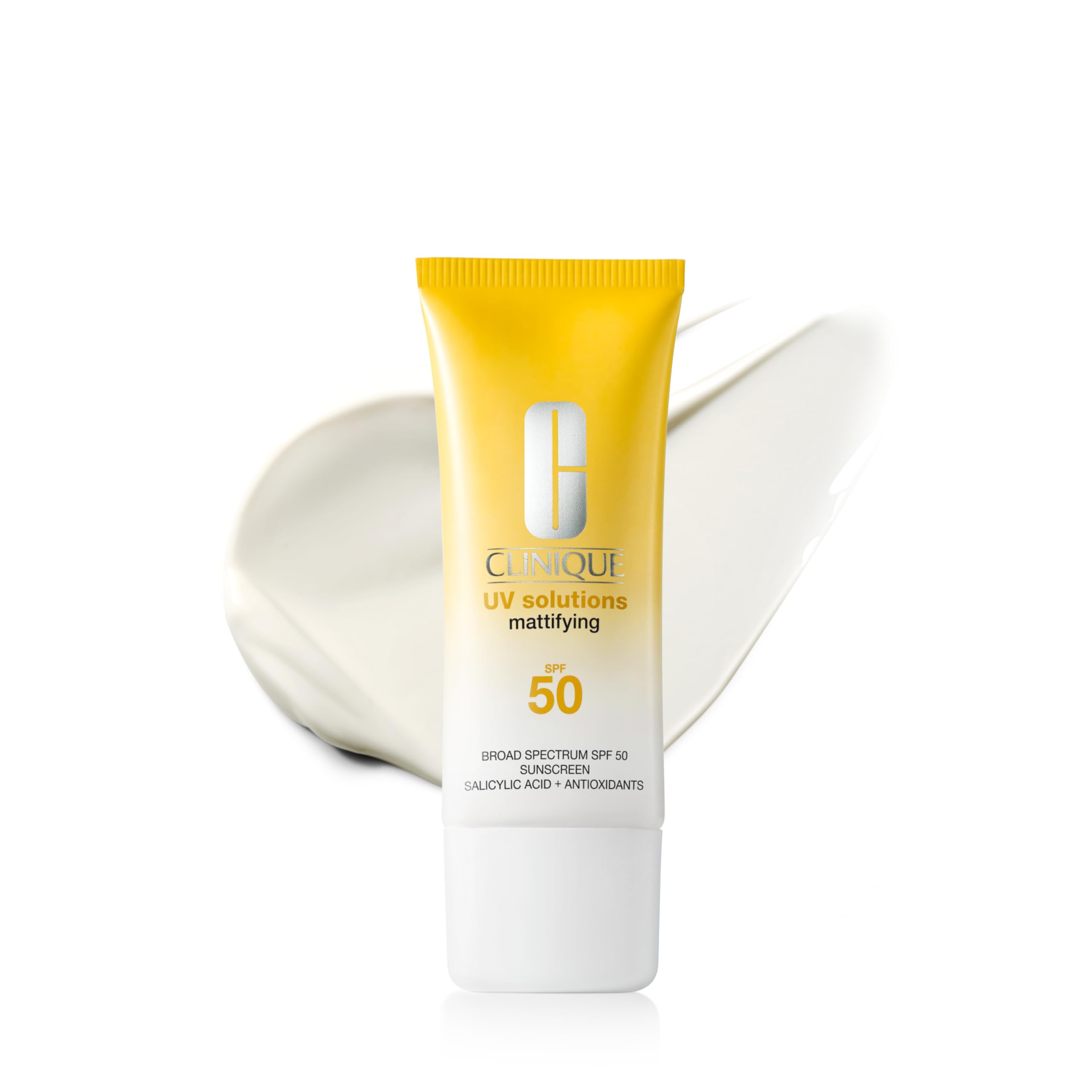 Clinique front packaging showing SPF50 and mattifying benefit