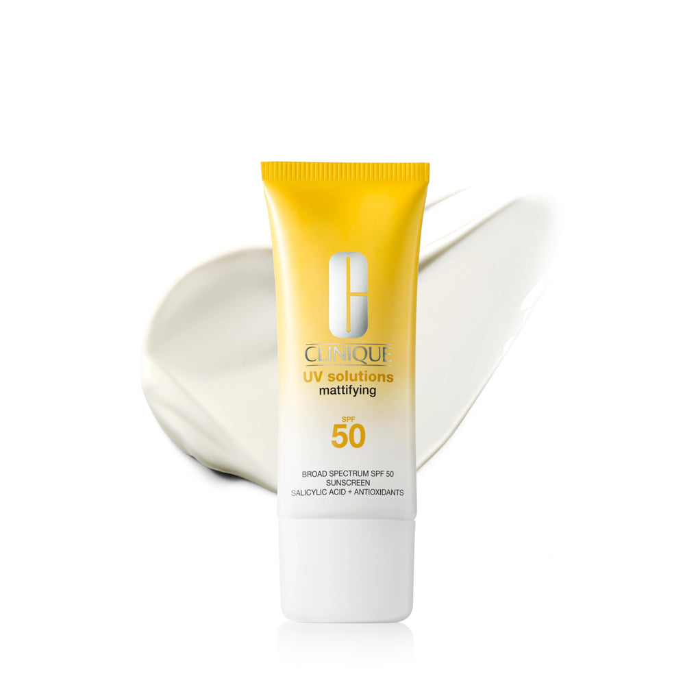Clinique front packaging showing SPF50 and mattifying benefit