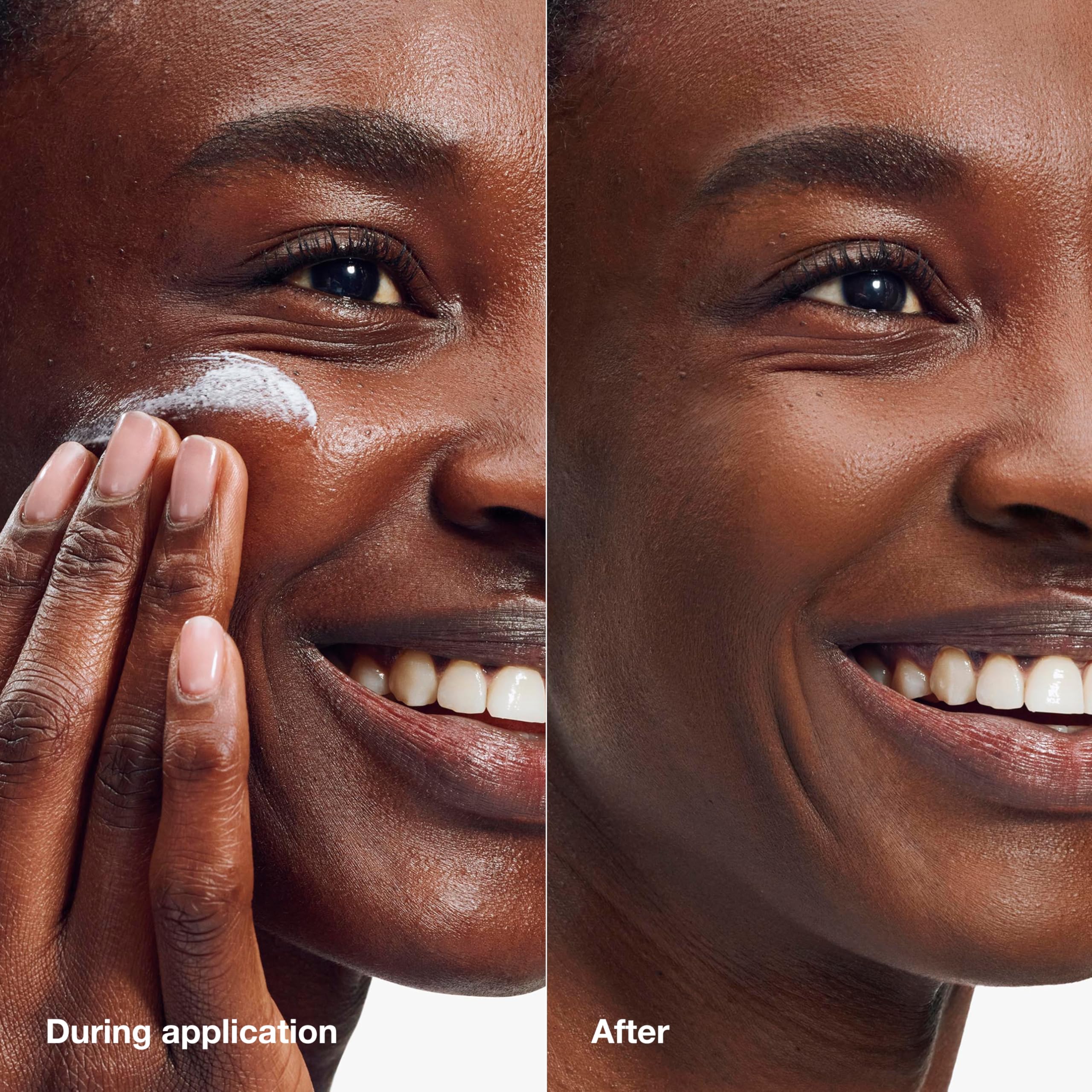 Clinique close-up texture spread demonstrating lightweight absorption