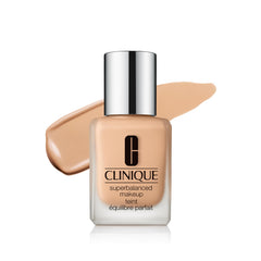 Clinique bottle front view showing shade and benefits for balanced hydration