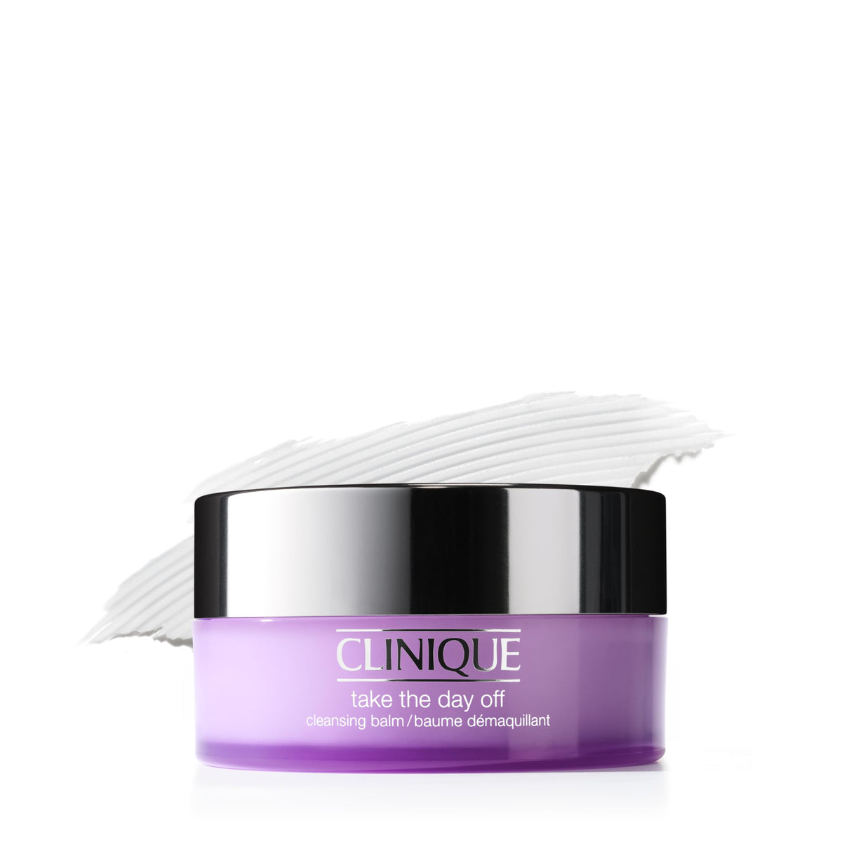 Clinique jar front view showing product and clean design for easy recognition
