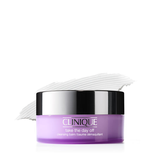 Clinique jar front view showing product and clean design for easy recognition