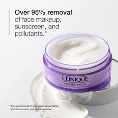 Clinique balm scoop on finger demonstrating how little is needed for coverage
