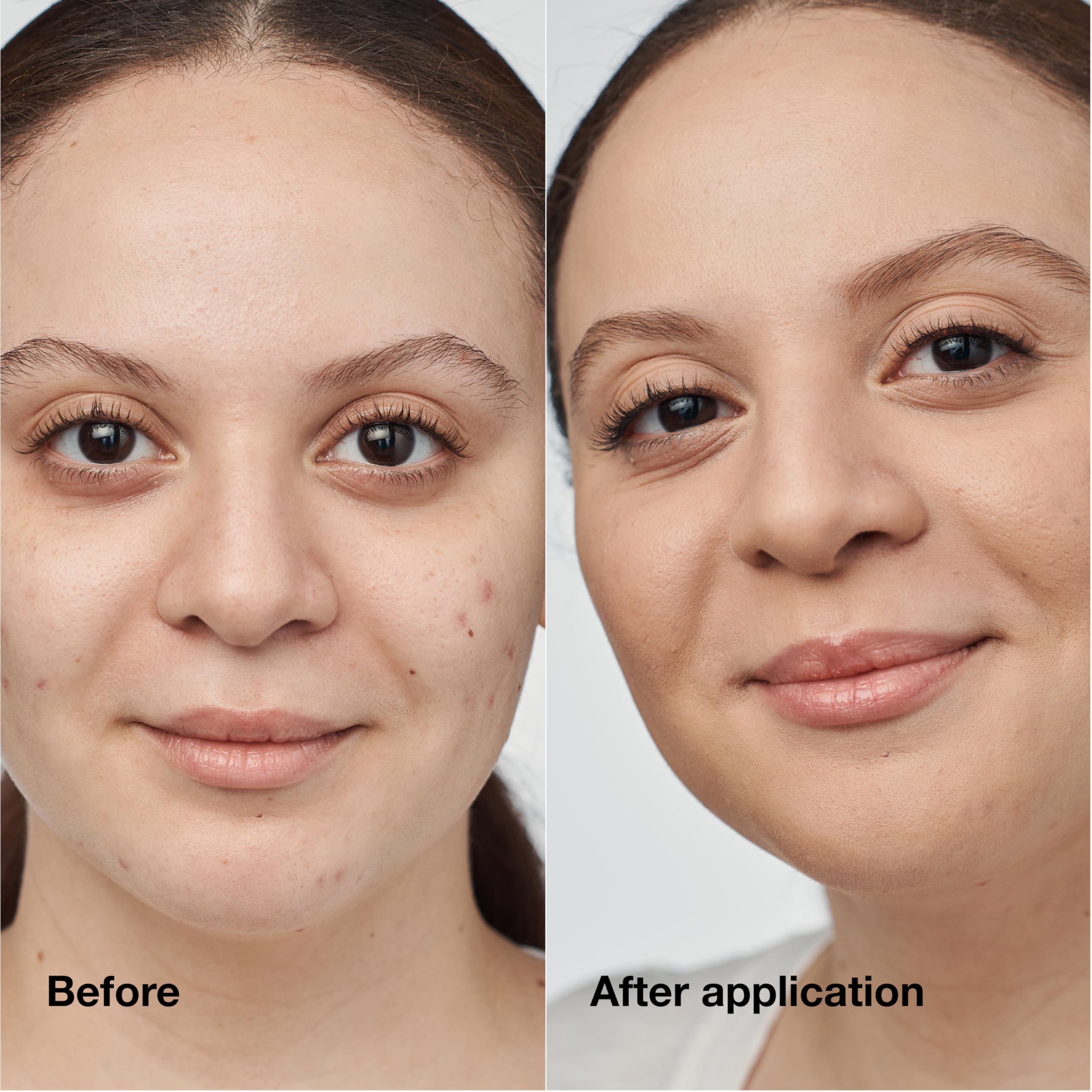 Clinique foundation texture swatch showing serum consistency for smooth blending