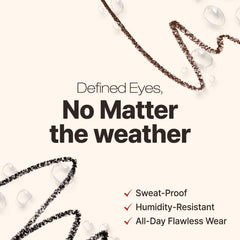CLIO PROFESSIONAL applied on upper lashline showing smooth definition and lasting wear