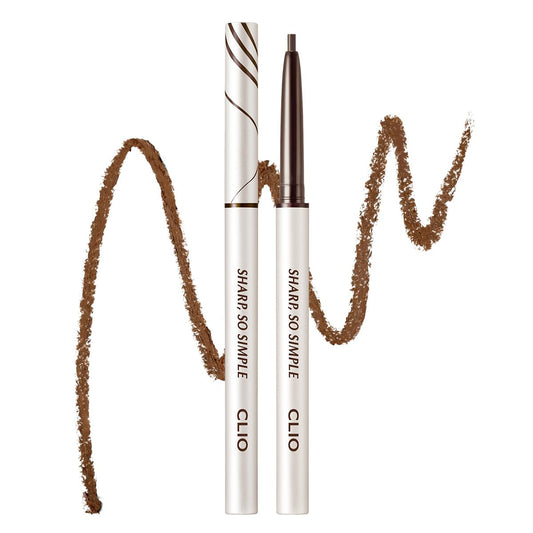 CLIO PROFESSIONAL front view of brown pencil showing sleek design and portability