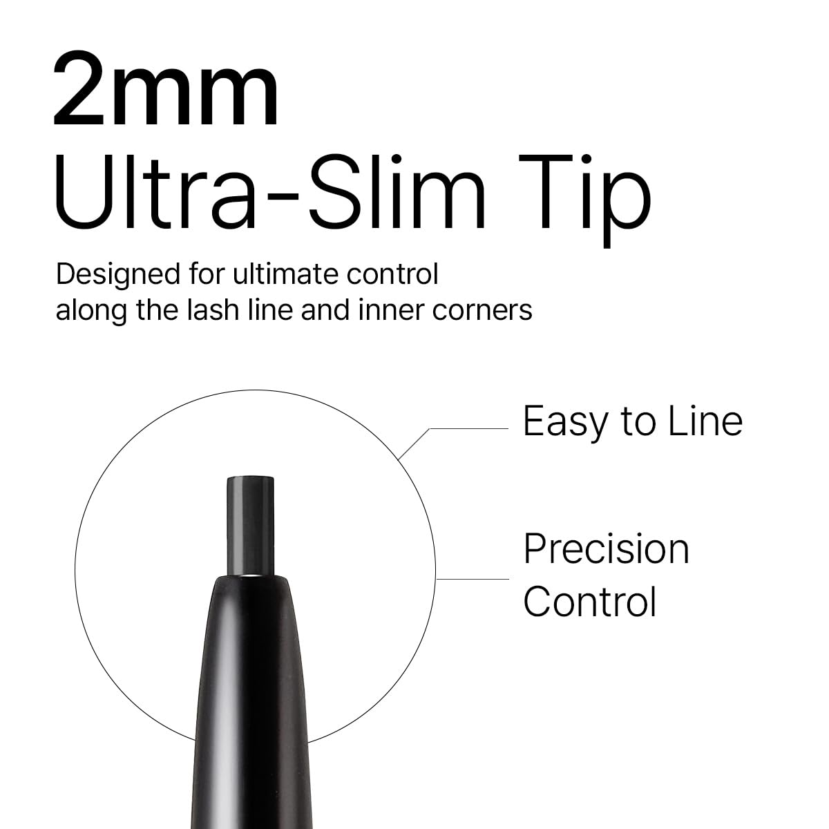 CLIO PROFESSIONAL size comparison beside a standard pencil to show slim profile