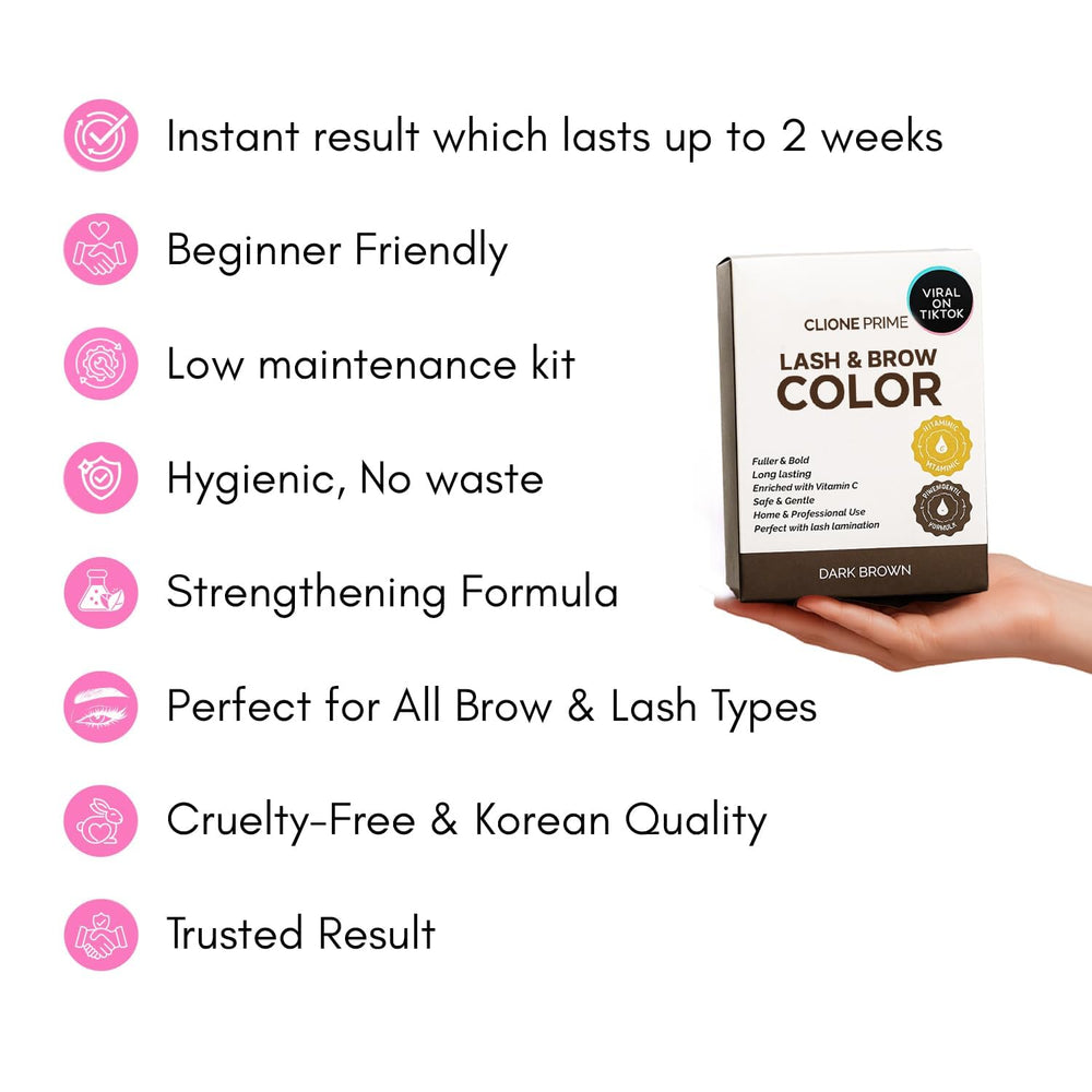 CLIONE PRIME creamy brown tint texture showing smooth blendability