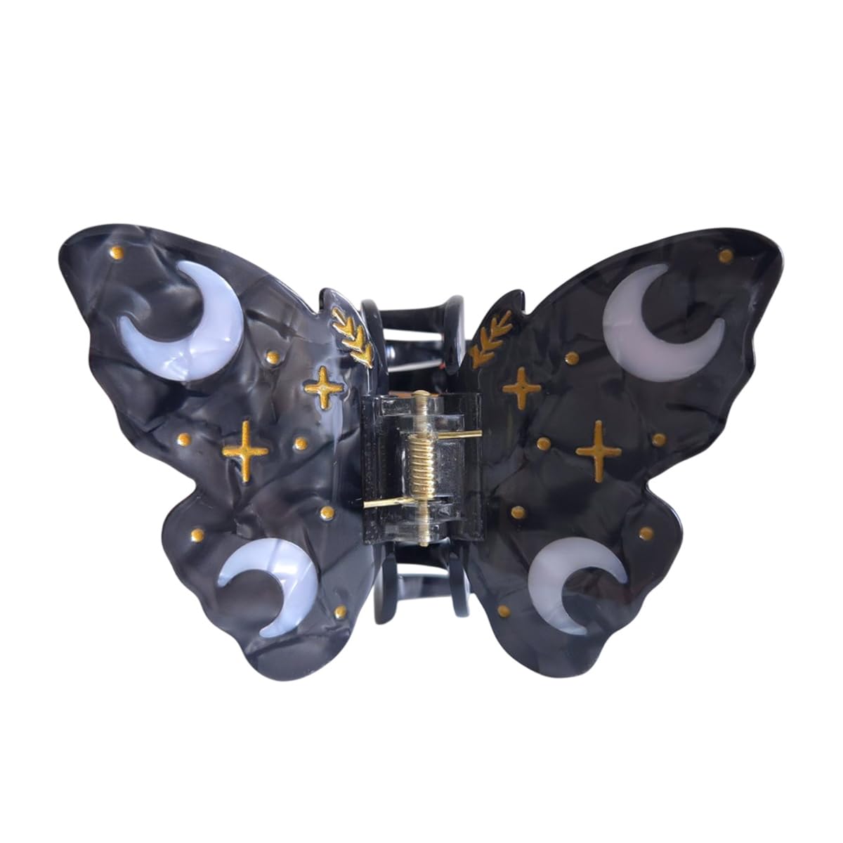 Clip Sugar butterfly clip front view showing neat silhouette and dependable hold
